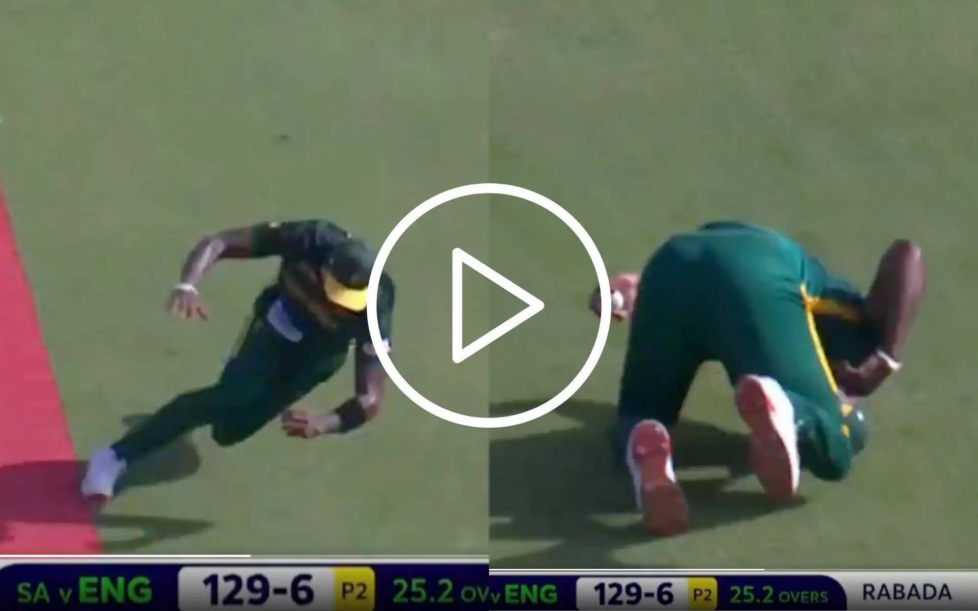 [Watch] RCB Fans Relieved As IPL-Bound Ngidi Avoids Injury Scare Despite Dangerous Effort